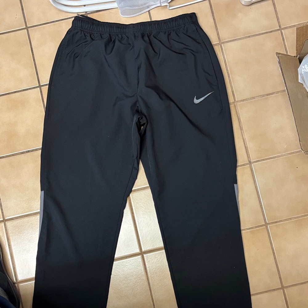 Nike Black Athletic Pants woven